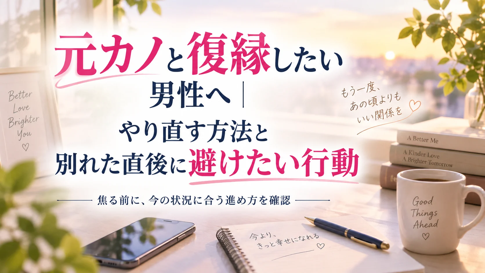 元カノと復縁したい男性向けにやり直す方法と別れた直後に避けたい行動を解説